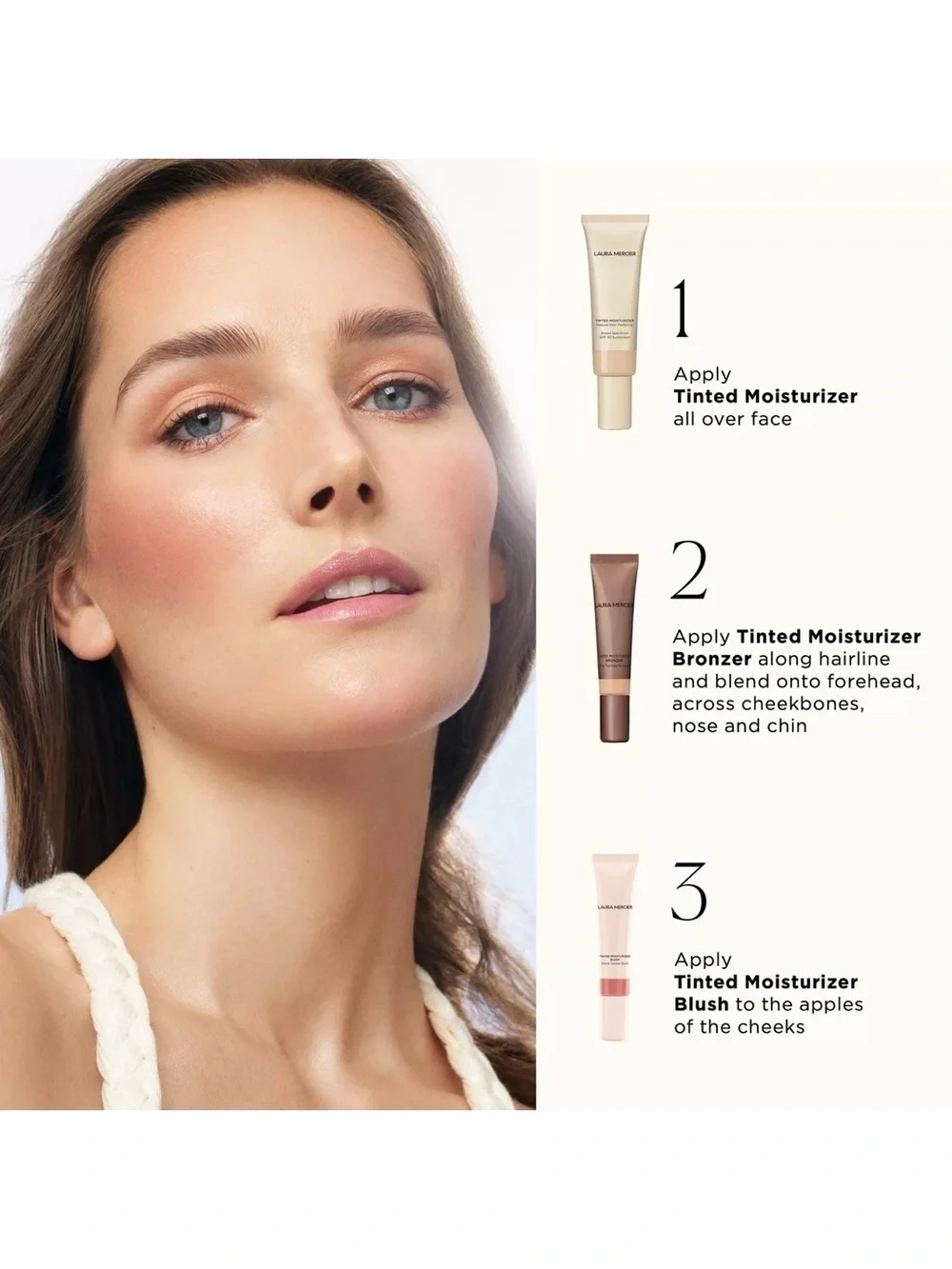Laura Mercier 04 Sunlight Tinted Moisturizer Bronzer .5oz